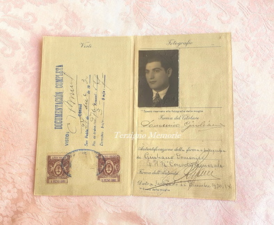 Rinnovo passaporto 1930