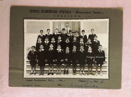Classe 5a elementare 1961