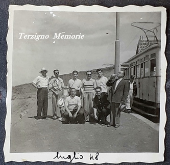 Escursione al Vesuvio con la funicolare 1948